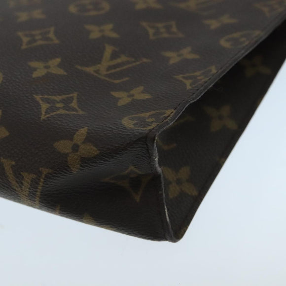 LOUIS VUITTON Monogram Poche Toilette 26 Pouch M47542 LV Auth 104280