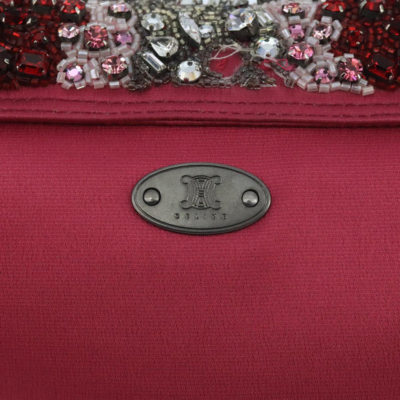 CELINE Shoulder Bag Nylon Purple Auth 104285V