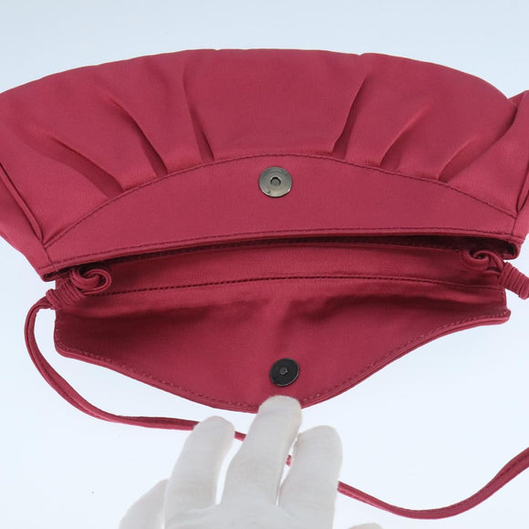 CELINE Shoulder Bag Nylon Purple Auth 104285V