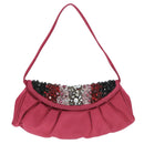 CELINE Shoulder Bag Nylon Purple Auth 104285V-13