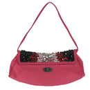 CELINE Shoulder Bag Nylon Purple Auth 104285V-2