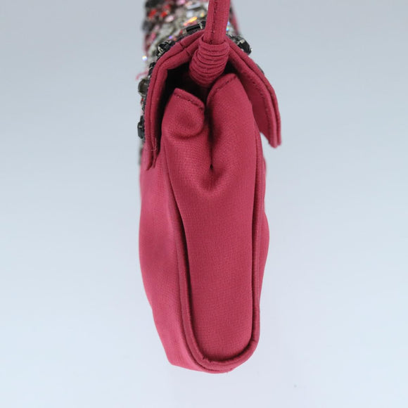 CELINE Shoulder Bag Nylon Purple Auth 104285V