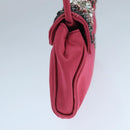 CELINE Shoulder Bag Nylon Purple Auth 104285V-4