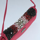 CELINE Shoulder Bag Nylon Purple Auth 104285V-6