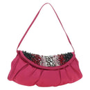 CELINE Shoulder Bag Nylon Purple Auth 104285V-1
