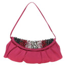 CELINE Shoulder Bag Nylon Purple Auth 104285V-2