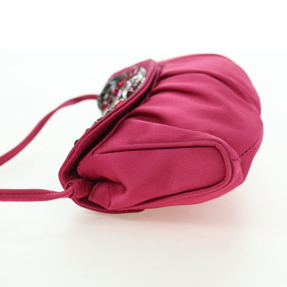 CELINE Shoulder Bag Nylon Purple Auth 104285V