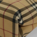 BURBERRY Nova Check Tote Bag PVC Beige Auth 104293-16