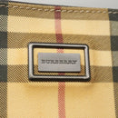 BURBERRY Nova Check Tote Bag PVC Beige Auth 104293-17
