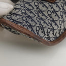 Christian Dior Trotter Canvas Waist bag Navy Silver Auth 104311-17