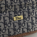 Christian Dior Trotter Canvas Waist bag Navy Silver Auth 104311-19