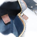 Christian Dior Trotter Canvas Waist bag Navy Silver Auth 104311-22