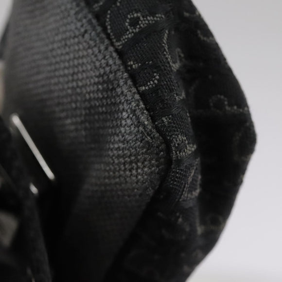 Christian Dior Trotter Canvas Waist bag Navy Silver Auth 104311