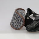 Christian Dior Trotter Canvas Waist bag Navy Silver Auth 104311-4