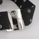 Christian Dior Trotter Canvas Waist bag Navy Silver Auth 104311-8