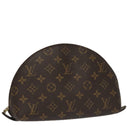 LOUIS VUITTON Monogram Trousse Demi Ronde Cosmetic Pouch M47520 LV Auth 104341-1