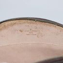 LOUIS VUITTON Monogram Trousse Demi Ronde Cosmetic Pouch M47520 LV Auth 104341-18