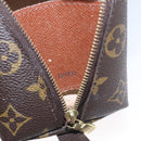 LOUIS VUITTON Monogram Trousse Demi Ronde Cosmetic Pouch M47520 LV Auth 104341-12