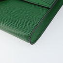 LOUIS VUITTON Epi Pochette Arche Shoulder Bag Green M52574 LV Auth 104383-10