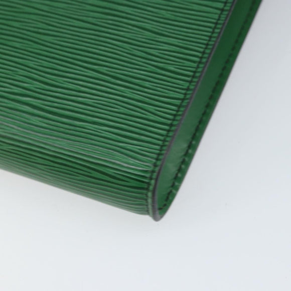 LOUIS VUITTON Epi Pochette Arche Shoulder Bag Green M52574 LV Auth 104383