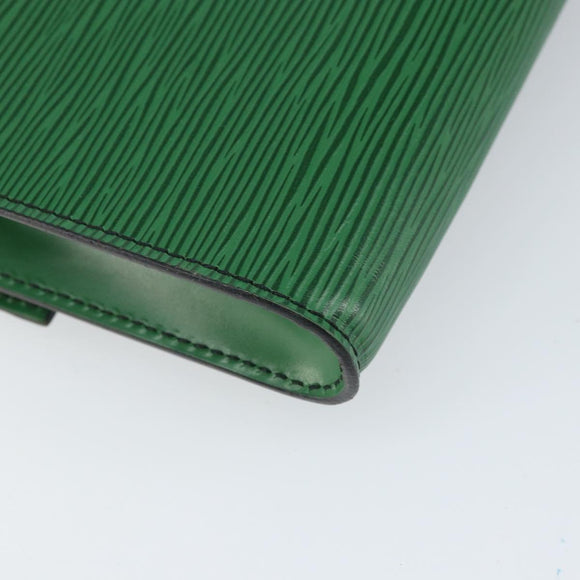 LOUIS VUITTON Epi Pochette Arche Shoulder Bag Green M52574 LV Auth 104383