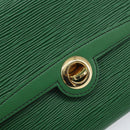 LOUIS VUITTON Epi Pochette Arche Shoulder Bag Green M52574 LV Auth 104383-14
