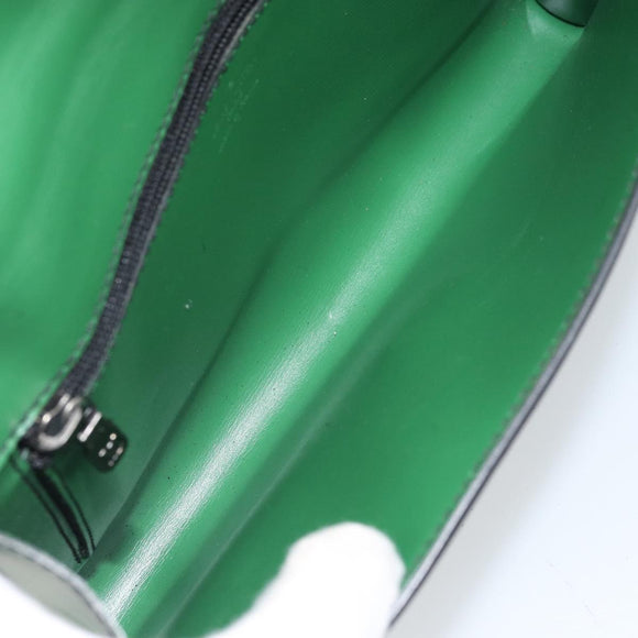 LOUIS VUITTON Epi Pochette Arche Shoulder Bag Green M52574 LV Auth 104383