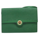 LOUIS VUITTON Epi Pochette Arche Shoulder Bag Green M52574 LV Auth 104383-2