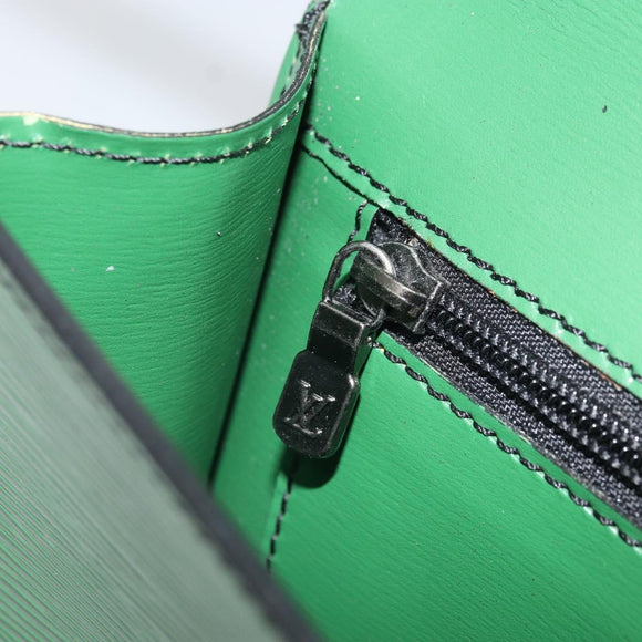 LOUIS VUITTON Epi Pochette Arche Shoulder Bag Green M52574 LV Auth 104383