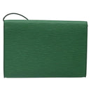 LOUIS VUITTON Epi Pochette Arche Shoulder Bag Green M52574 LV Auth 104383-3