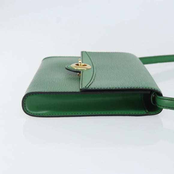 LOUIS VUITTON Epi Pochette Arche Shoulder Bag Green M52574 LV Auth 104383