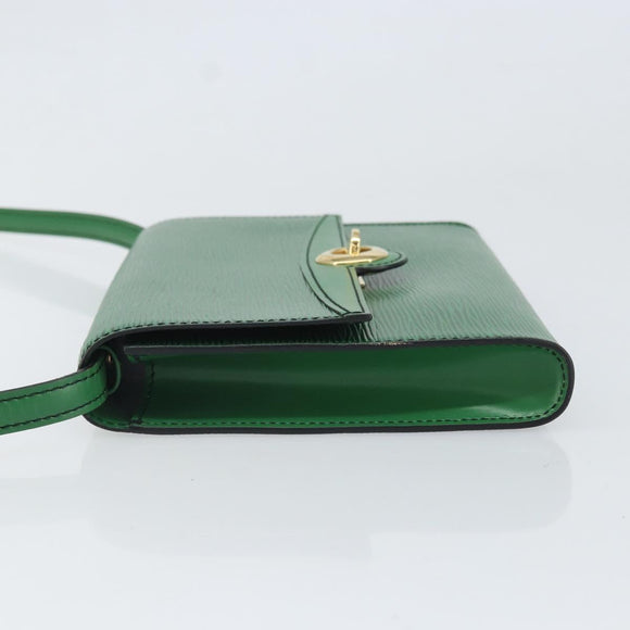 LOUIS VUITTON Epi Pochette Arche Shoulder Bag Green M52574 LV Auth 104383