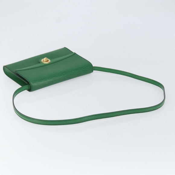 LOUIS VUITTON Epi Pochette Arche Shoulder Bag Green M52574 LV Auth 104383