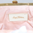 LOUIS VUITTON Multicolor Satin Omoniere Pouch White M92060 LV Auth 104388SV-20