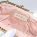 LOUIS VUITTON Multicolor Satin Omoniere Pouch White M92060 LV Auth 104388SV-21