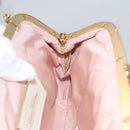 LOUIS VUITTON Multicolor Satin Omoniere Pouch White M92060 LV Auth 104388SV-24