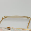 LOUIS VUITTON Multicolor Satin Omoniere Pouch White M92060 LV Auth 104388SV-8
