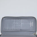 LOUIS VUITTON Monogram Miroir Zippy Wallet Vertical Wallet Silver LV Auth 104402-10