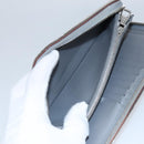 LOUIS VUITTON Monogram Miroir Zippy Wallet Vertical Wallet Silver LV Auth 104402-18