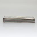 LOUIS VUITTON Monogram Miroir Zippy Wallet Vertical Wallet Silver LV Auth 104402-3