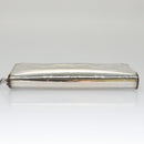 LOUIS VUITTON Monogram Miroir Zippy Wallet Vertical Wallet Silver LV Auth 104402-4