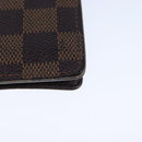 LOUIS VUITTON Damier Ebene Porte Cartes ID Bandouliere Case N60016 Auth 104403-17