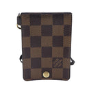 LOUIS VUITTON Damier Ebene Porte Cartes ID Bandouliere Case N60016 Auth 104403-13