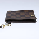 LOUIS VUITTON Damier Ebene Porte Cartes ID Bandouliere Case N60016 Auth 104403-3