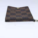 LOUIS VUITTON Damier Ebene Porte Cartes ID Bandouliere Case N60016 Auth 104403-5