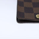 LOUIS VUITTON Damier Ebene Porte Cartes ID Bandouliere Case N60016 Auth 104403-14