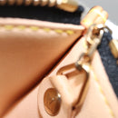 LOUIS VUITTON Monogram Multicolor Pochette Cles Purse Black M92654 Auth 104416SV-11