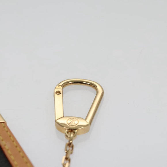 LOUIS VUITTON Monogram Multicolor Pochette Cles Purse Black M92654 Auth 104416SV