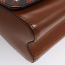 LOUIS VUITTON Catgram Sack Twist MM Shoulder Bag Marron M44408 LV Auth 104424SA-11