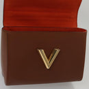 LOUIS VUITTON Catgram Sack Twist MM Shoulder Bag Marron M44408 LV Auth 104424SA-20